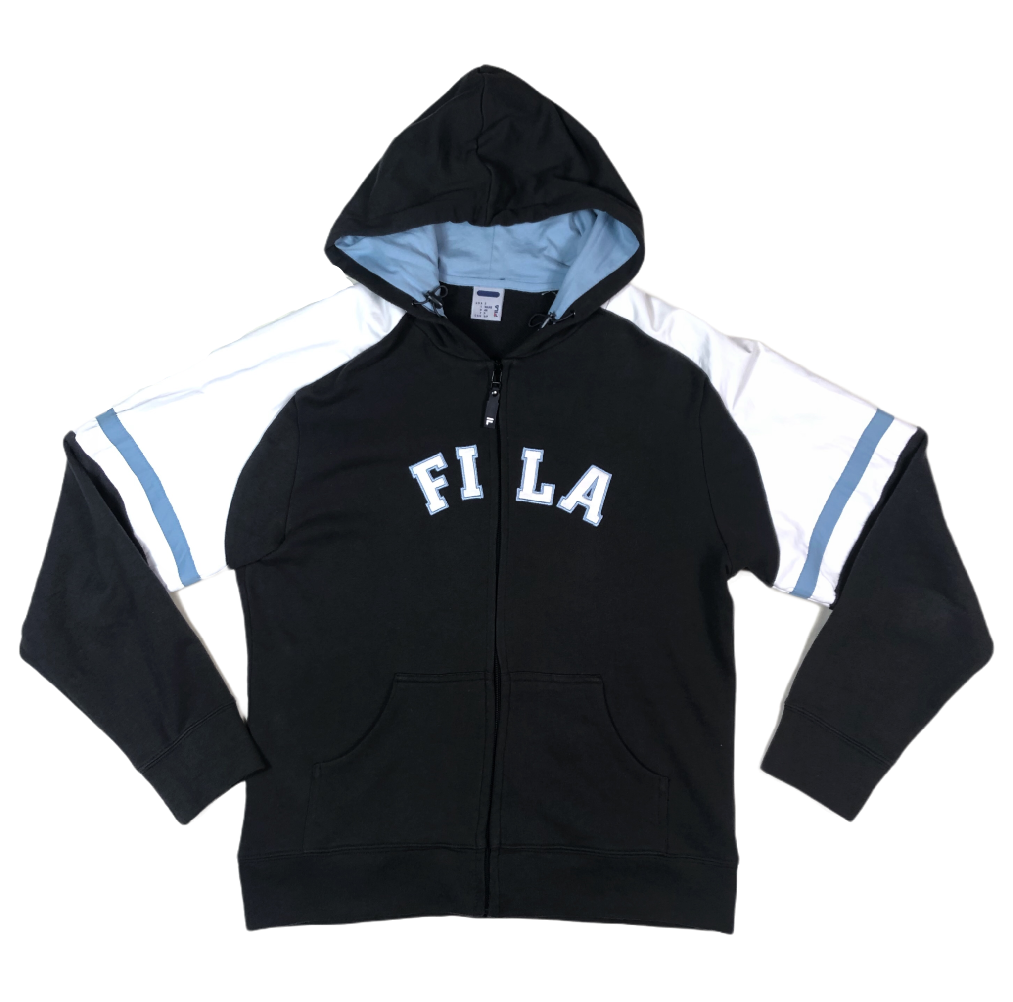 light blue fila hoodie