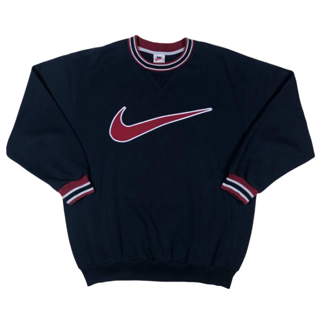 nike double swoosh crewneck