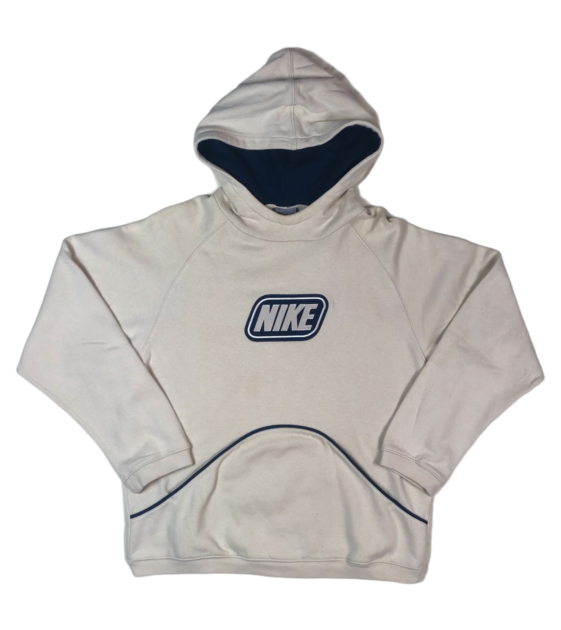 cream nike sweats