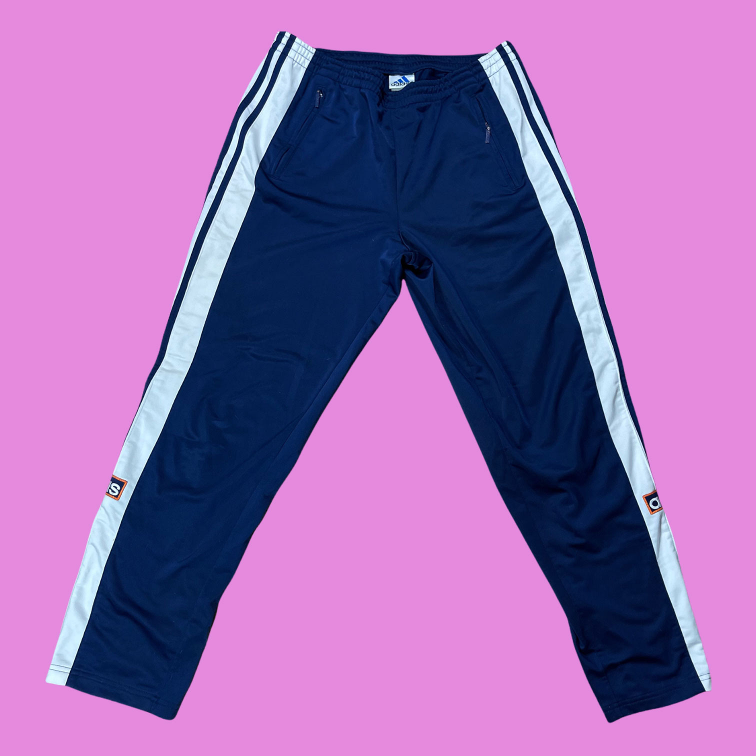 adidas | Pants & Jumpsuits | Adidas Retro Track Pants Fleece Triple Stripe  | Poshmark